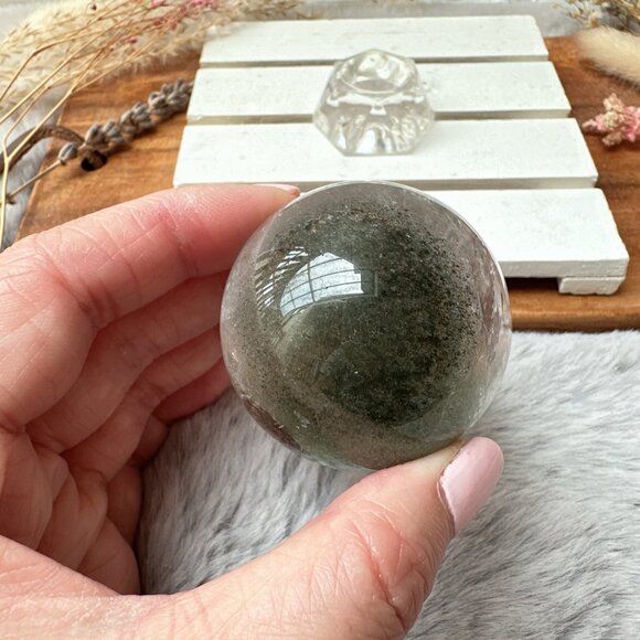 Small Garden Quartz Sphere - Picture 4 of 9
